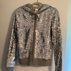 Victoria's Secret Pink 2013 Fashion Show sequin Jacket SZ XS